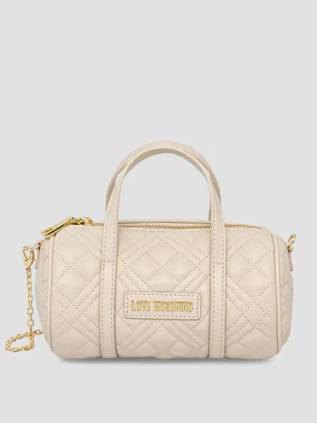 Moschino Сумка Поліуретан бежевий