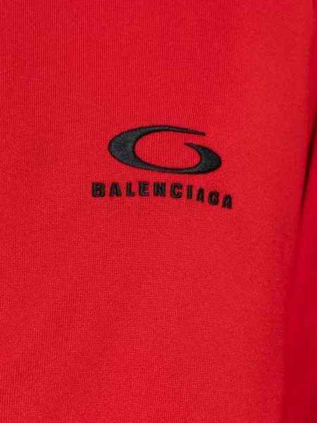 Костюм мини рокля Balenciaga червено