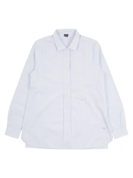 Koszula w paski Fay w paski niebieska