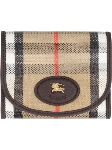 Portfel Burberry płócienny beżowy