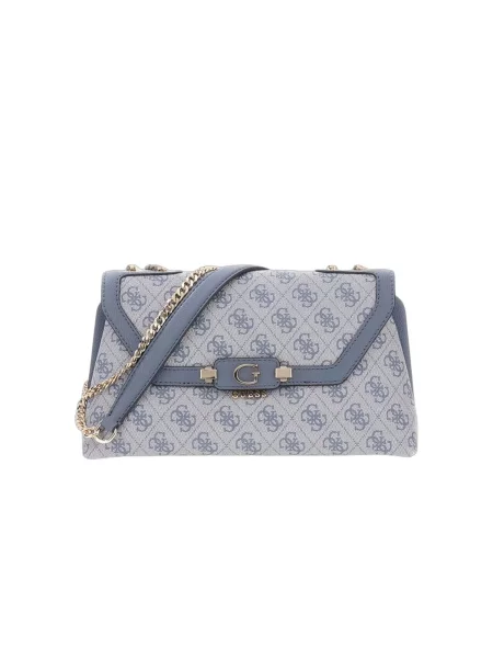 GUESS Kézitáska Guess Sac à Rabat Lindsey Slate Logo' szürke