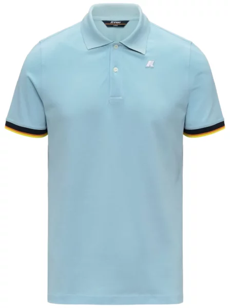 Tricou polo K-way albastru