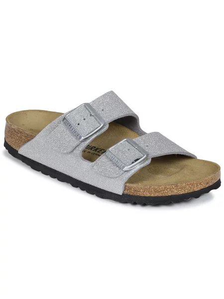 Natikači Birkenstock srebrna