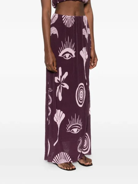 Fusta maxi Cala De La Cruz violet