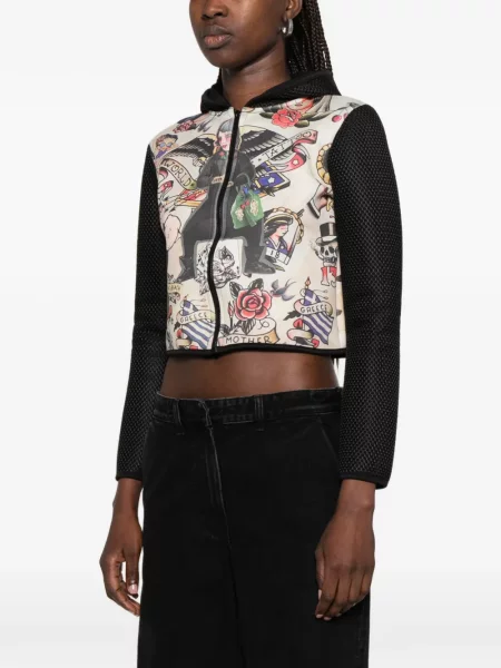 Περικομμένο hoodie The Artistylist με σχέδιο