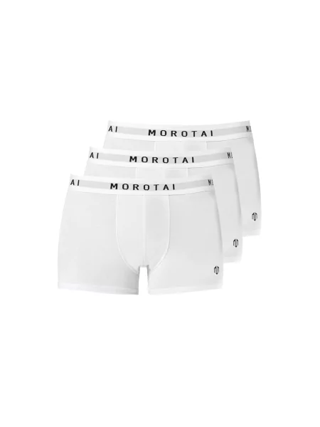 MOROTAI Boxerky PREMIUM' bílá