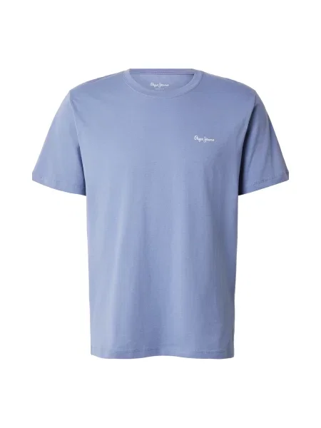 Pepe Jeans Tricou albastru deschis / portocaliu alb