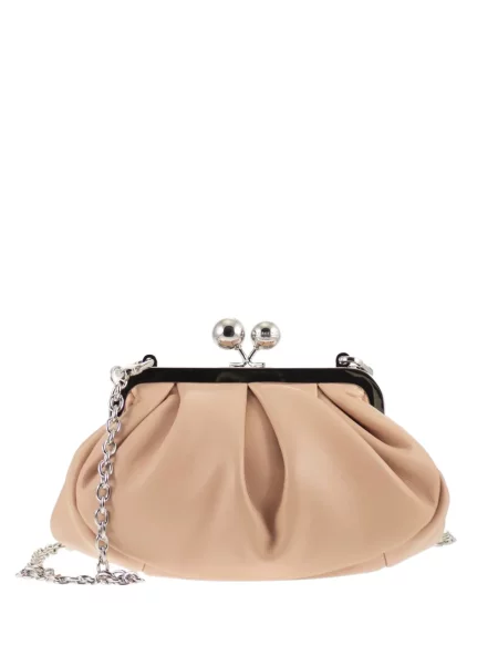 Voiaj colier Weekend Max Mara din piele mini roz