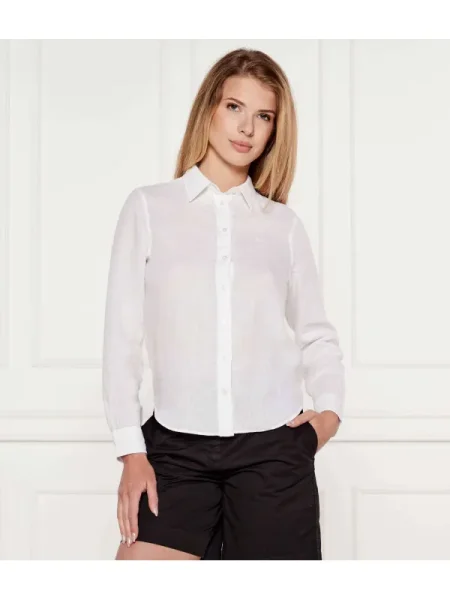 Gant De in cămașă alb