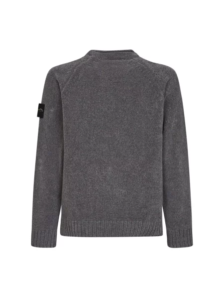 Sweter Stone Island z kamieniami szary