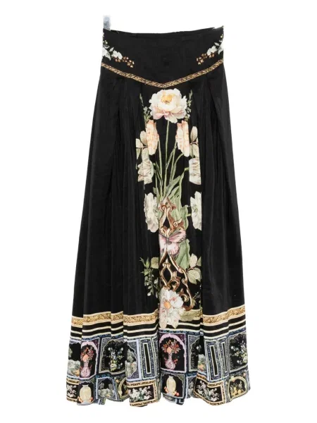 Fusta plisata Camilla plisată albastru