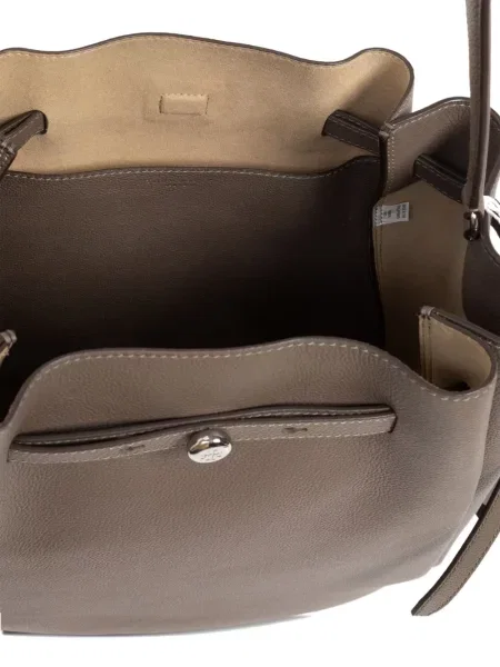 Geantă bucket Tory Burch din piele maro