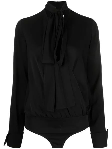 Bluză Sportmax cu funde negru