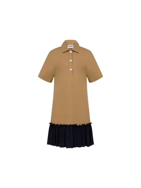 Sukienka Moschino beżowa