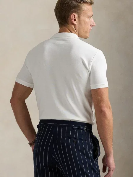 Tricou polo Polo Ralph Lauren alb