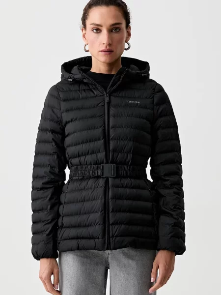 Calvin Klein Geacă de primăvară-toamnă negru