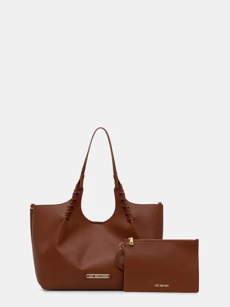 LOVE MOSCHINO Geantă Bej maro