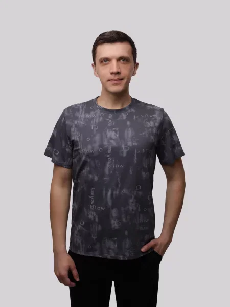 Футболка LUMO віскоза/поліестер сірий