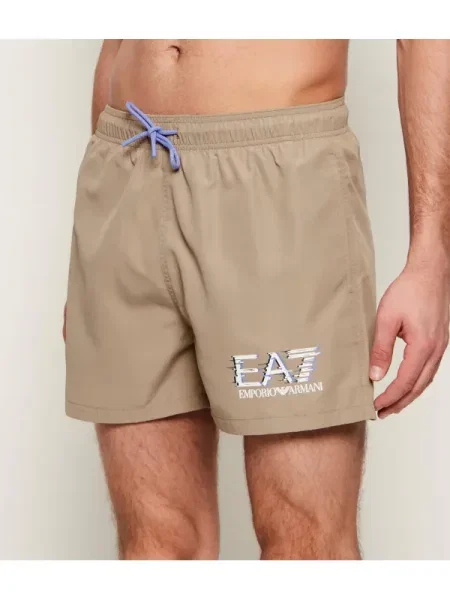Pantaloni scurți Ea7 bej