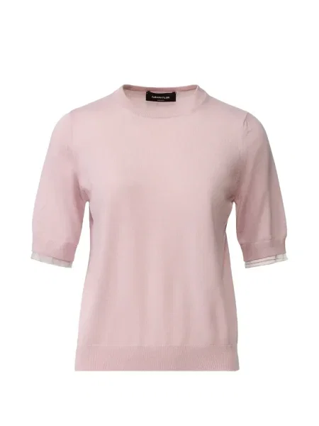 Tricou Fabiana Filippi scurt roz