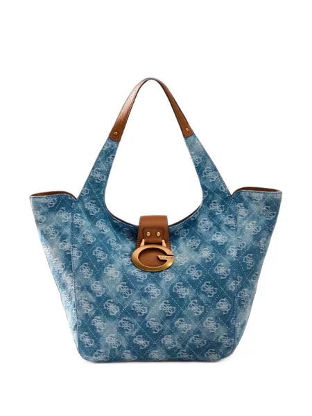 Geantă shopper Guess albastru