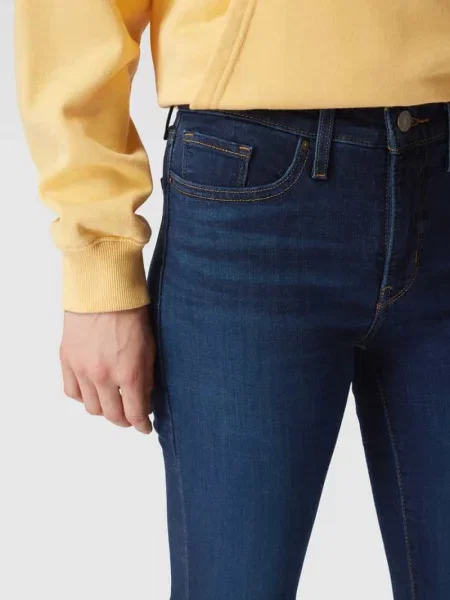 Jeansy o kroju skinny fit z 5 model ‘SHAPING SKINNY’ Levi's® 300 granatowe