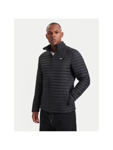 Reebok Μπουφάν μεταβατικό Regular Fit μαύρο