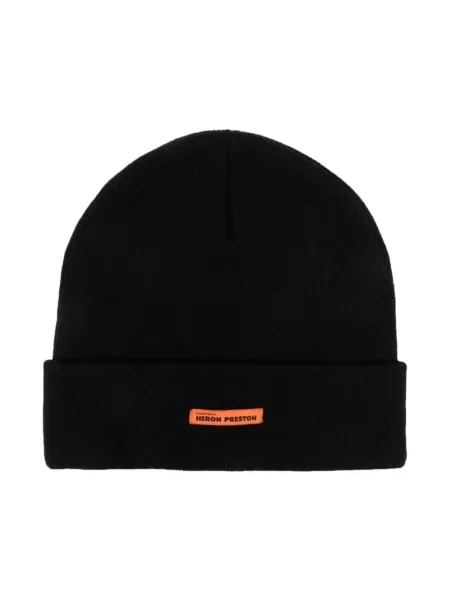 Czapka Heron Preston wełniana z logo czarna