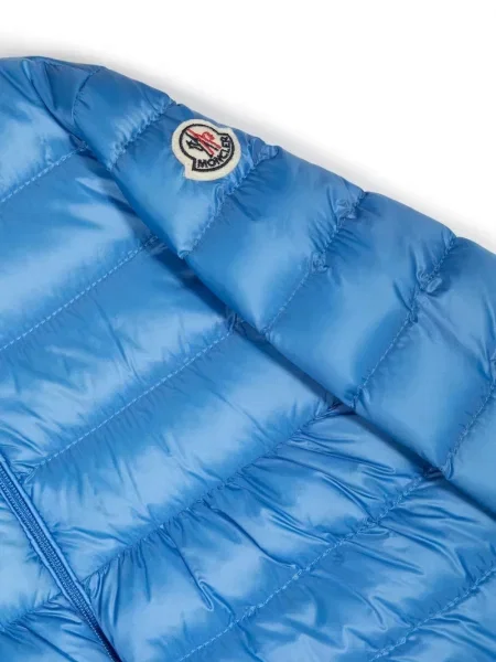 Kurtka dziecięca Moncler Enfant niebieska