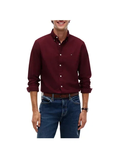 Tommy Hilfiger Cămașă Oxford roșu