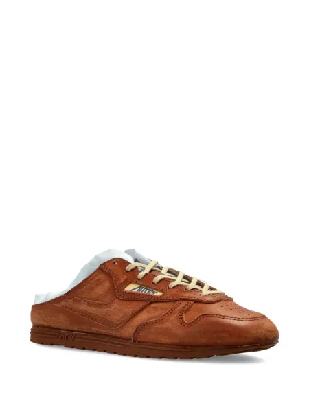 Sneakerși Autry din piele slip-on maro