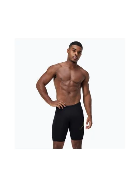 Плавки Speedo HyperBoom Placement Jammer black/hyper yellow чорні