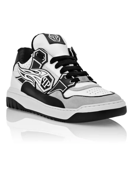 Sneakersy Philipp Plein skórzane
