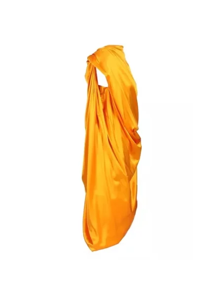 Sukienka Dries Van Noten pomarańczowa