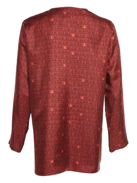 Salopetă Max Mara cu imagine lungă roșu