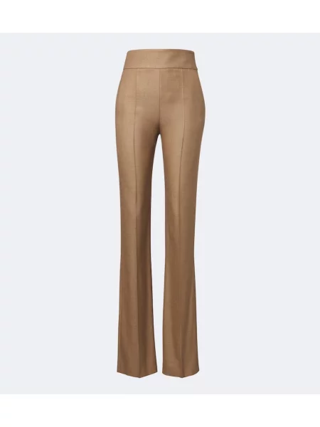 Pantaloni Valentino de lână bej