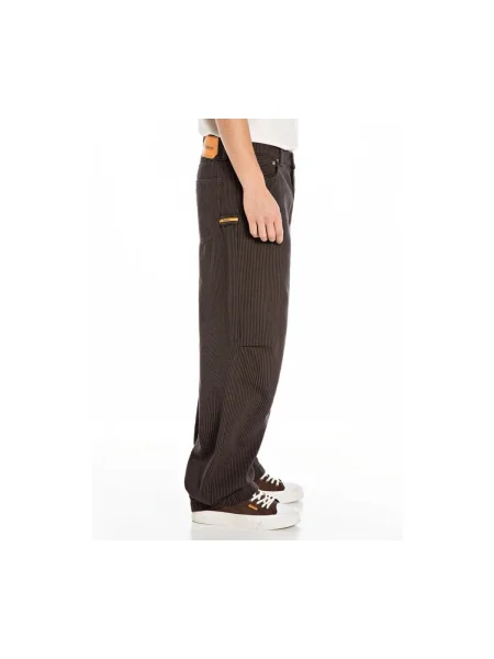 Pantaloni Replay maro