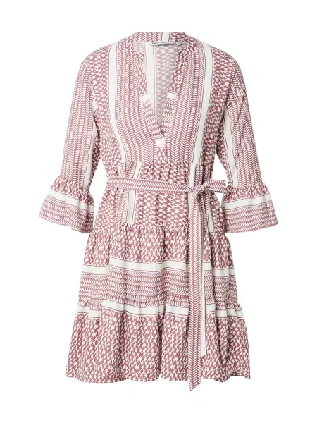 ONLY Rochie Athena maro ruginiu / roz / roz pal alb