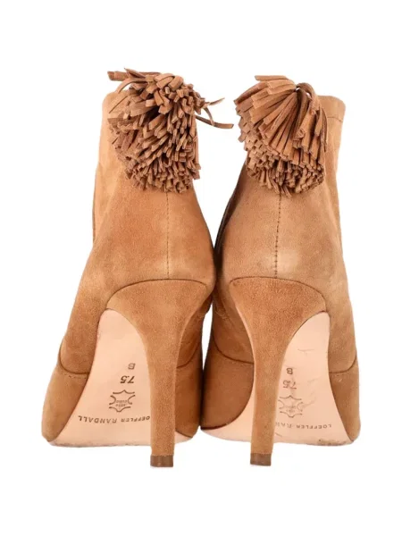 Μποτάκια αστραγάλου Loeffler Randall με ψηλό τακούνι καφέ