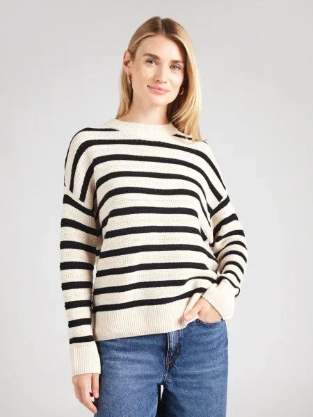 VERO MODA Pulover VMCalla bej deschis negru
