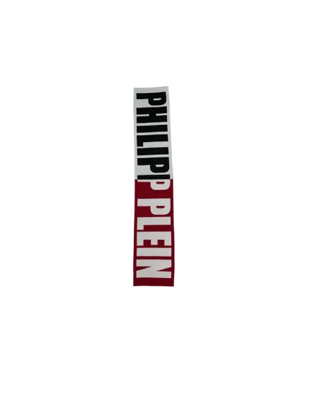 Szal Philipp Plein wełniana z logo
