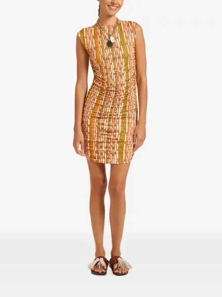 Rochie mini La Doublej portocaliu