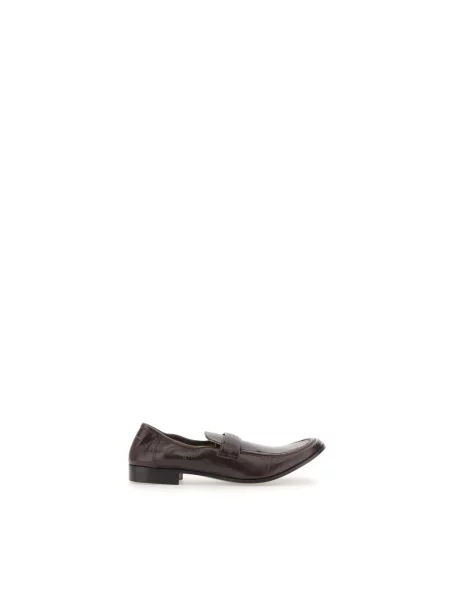 Półbuty Mm6 Maison Margiela skórzane brązowe