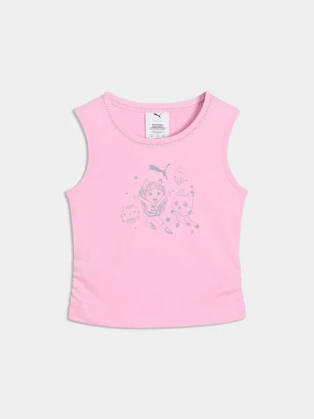 Дитяча Спортивна майка PUMA x Gdh Tank Top комбінований верх рожевий