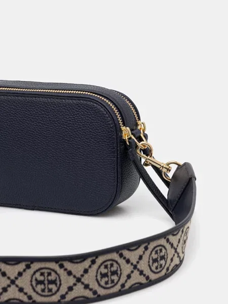 Кожаная сумка Tory Burch синяя