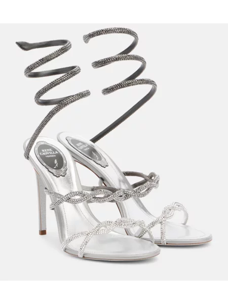 Sandale Rene Caovilla din satin