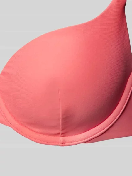 Top bikini z wyprofilowanymi miseczkami model ‘CI BRA’ różowy