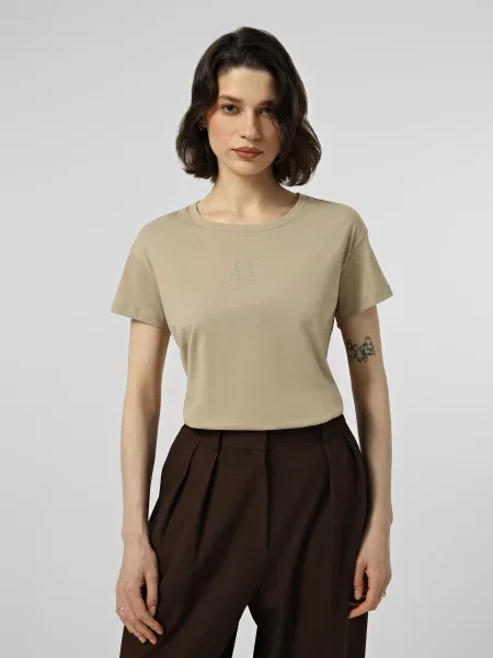 Футболка Armani Exchange бежевий