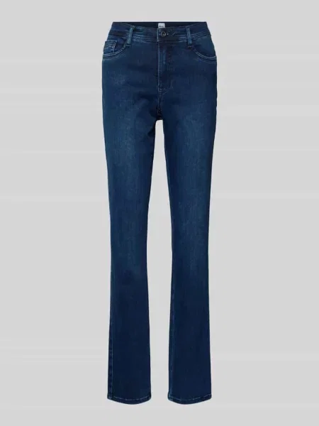 Jeansy o kroju slim fit z efektem znoszenia model ‘MARY THERMO’ Brax