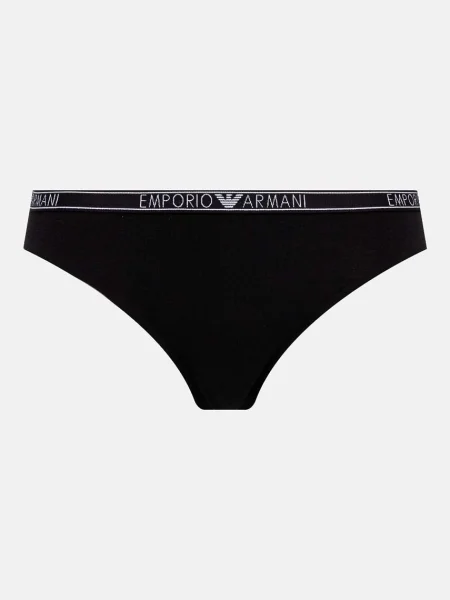 Бикини тип бразилиана Emporio Armani Underwear черно